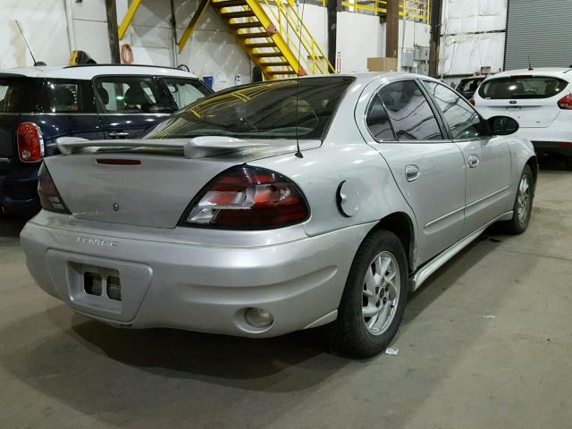 1G2NF52E44M623344 - 2004 PONTIAC GRAND AM S SILVER photo 4
