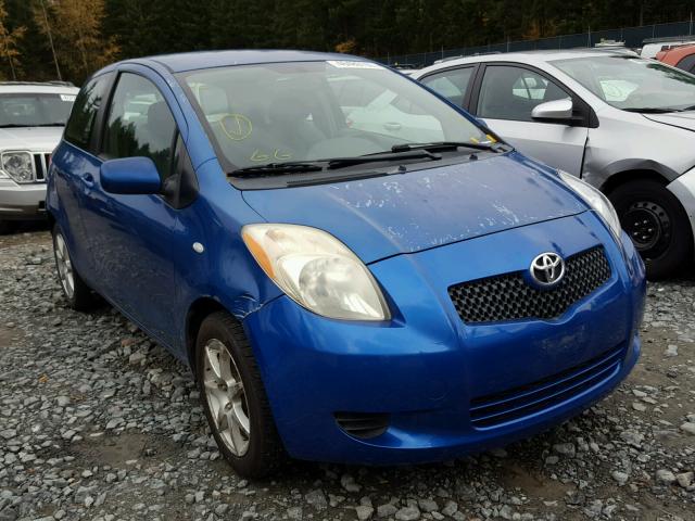 JTDJT923075129358 - 2007 TOYOTA YARIS BLUE photo 1