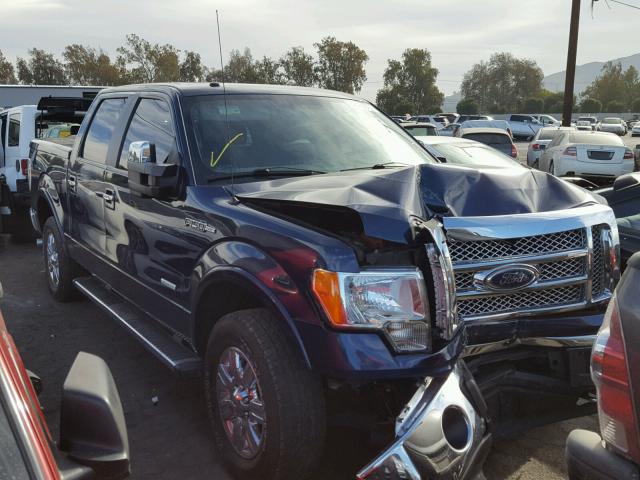 1FTFW1ET0BFC92458 - 2011 FORD F150 SUPER BLUE photo 1