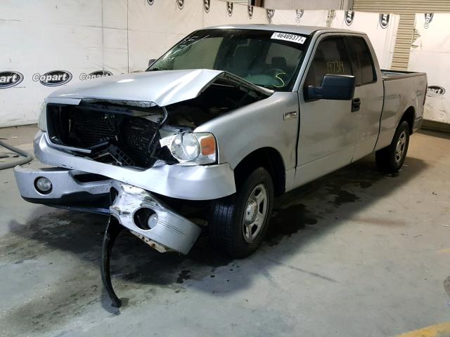 1FTRX12W27NA58294 - 2007 FORD F150 GRAY photo 2