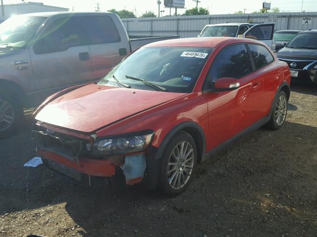 YV1672MK9A2178387 - 2010 VOLVO C30 T5 RED photo 2