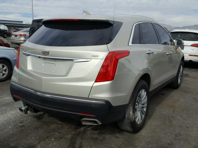 1GYKNBRS2HZ164507 - 2017 CADILLAC XT5 LUXURY GOLD photo 4