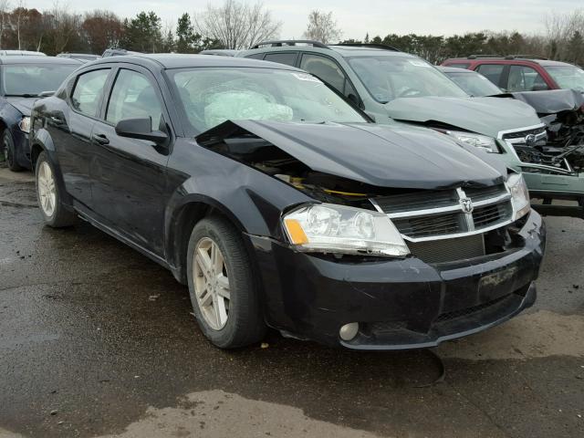 1B3LC56K08N292758 - 2008 DODGE AVENGER SX BLACK photo 1