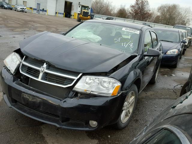 1B3LC56K08N292758 - 2008 DODGE AVENGER SX BLACK photo 2