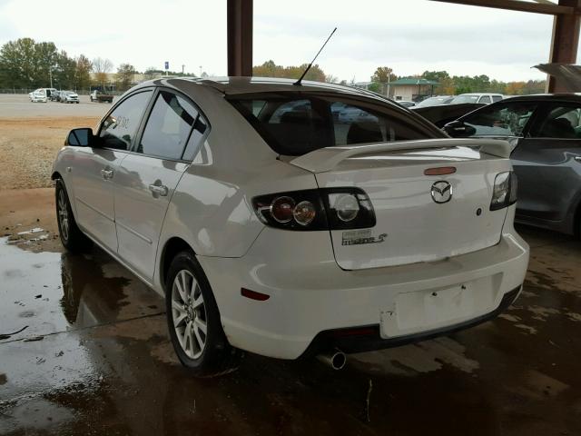 JM1BK32F071654510 - 2007 MAZDA 3 WHITE photo 3