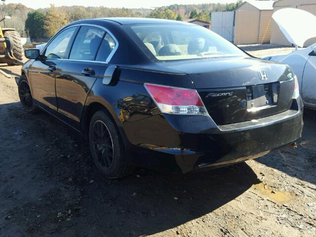 1HGCP2F32AA128582 - 2010 HONDA ACCORD LX BLACK photo 3