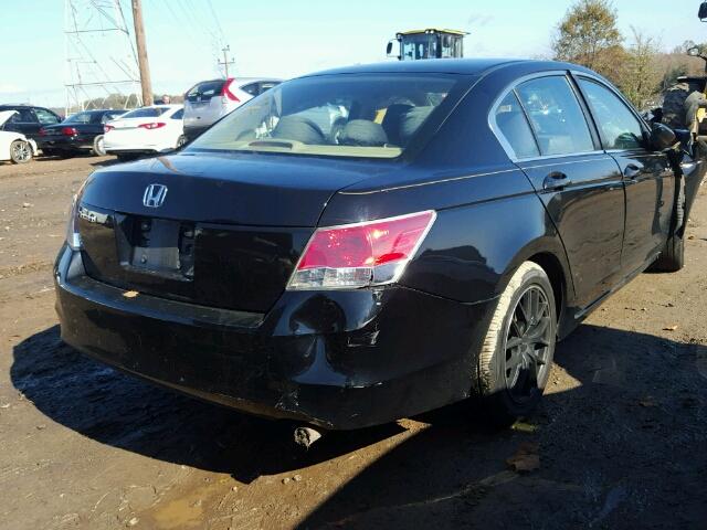 1HGCP2F32AA128582 - 2010 HONDA ACCORD LX BLACK photo 4