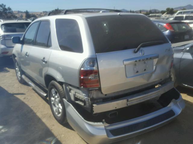 2HNYD18616H507395 - 2006 ACURA MDX TOURIN SILVER photo 3