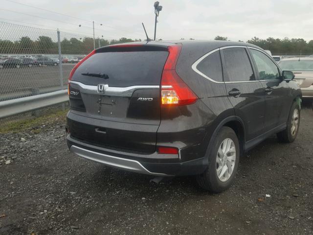 2HKRM4H54GH651583 - 2016 HONDA CR-V EX BROWN photo 4