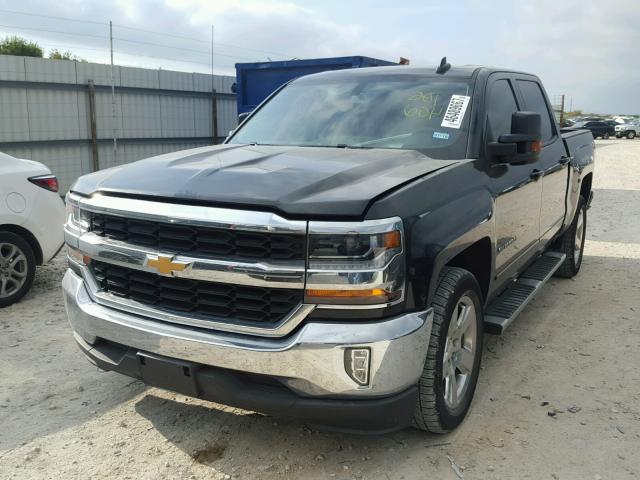 3GCUCREC6HG201604 - 2017 CHEVROLET SILVERADO BLACK photo 2