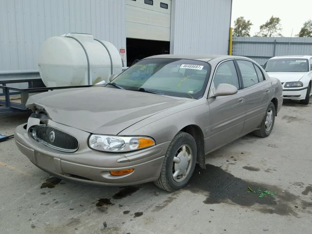 1G4HP54K2YU124407 - 2000 BUICK LESABRE CU TAN photo 2