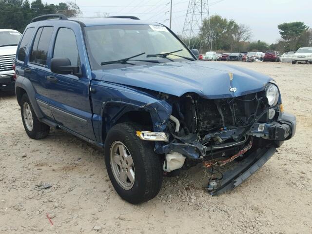 1J4GL48KX6W125686 - 2006 JEEP LIBERTY SP BLUE photo 1