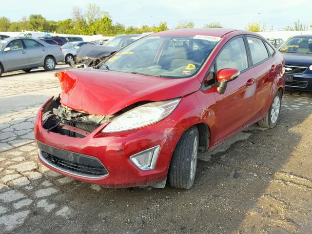 3FADP4CJ7CM208361 - 2012 FORD FIESTA SEL RED photo 2