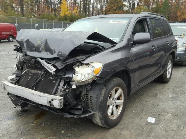 JTEES41A182065143 - 2008 TOYOTA HIGHLANDER GRAY photo 2