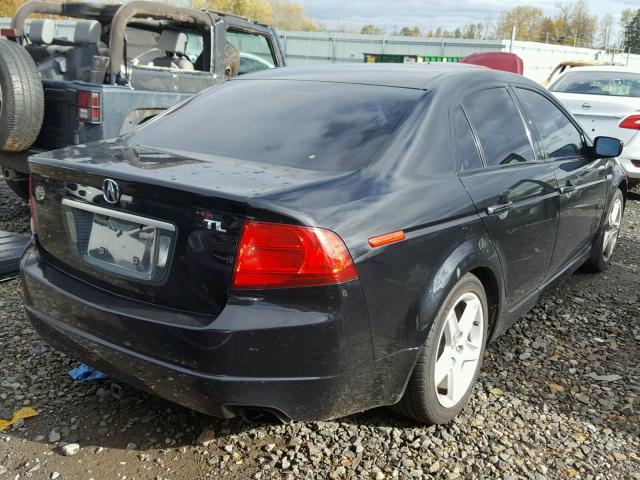 19UUA65635A800132 - 2005 ACURA TL BLACK photo 4