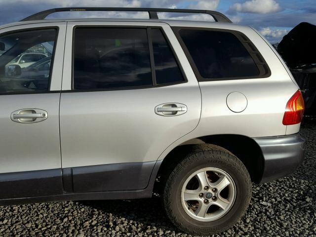 KM8SC13D93U511705 - 2003 HYUNDAI SANTA FE G SILVER photo 9