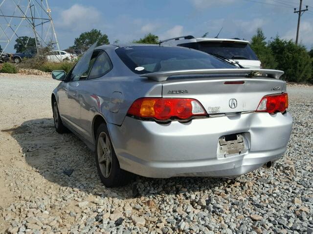 JH4DC54814S002287 - 2004 ACURA RSX SILVER photo 3