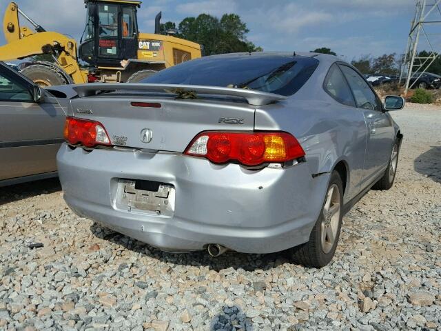JH4DC54814S002287 - 2004 ACURA RSX SILVER photo 4