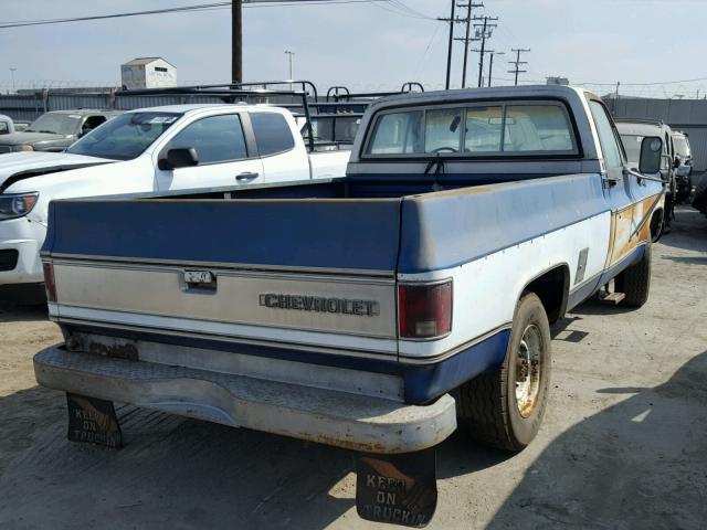 CCY243Z188748 - 1973 CHEVROLET PICK UP BLUE photo 4