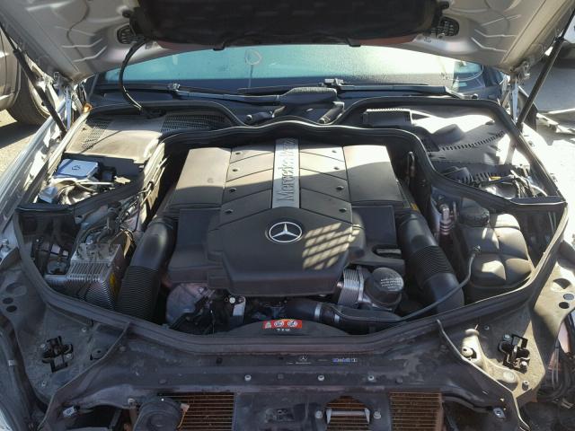 WDDDJ75X76A068947 - 2006 MERCEDES-BENZ CLS 500C GRAY photo 7