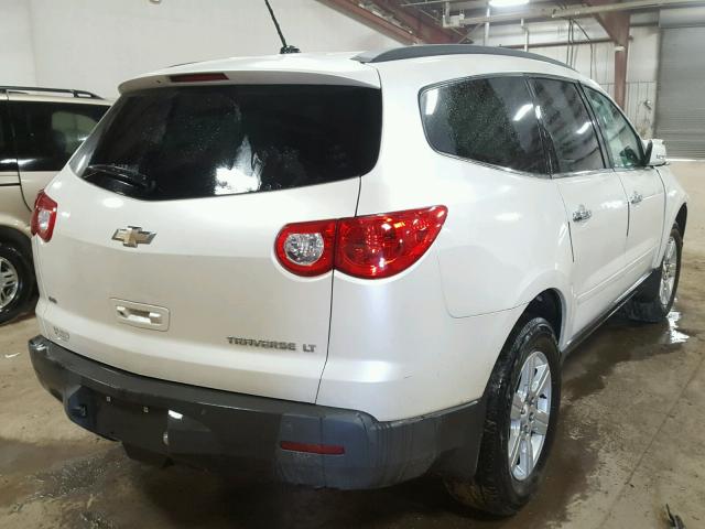 1GNKVJED6BJ366948 - 2011 CHEVROLET TRAVERSE L WHITE photo 4