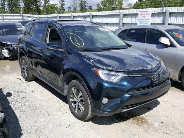 JTMWFREV1JJ160787 - 2018 TOYOTA RAV4 ADVEN BLUE photo 1