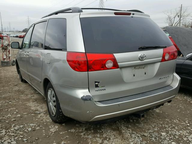 5TDZK23C98S188528 - 2008 TOYOTA SIENNA CE TAN photo 3