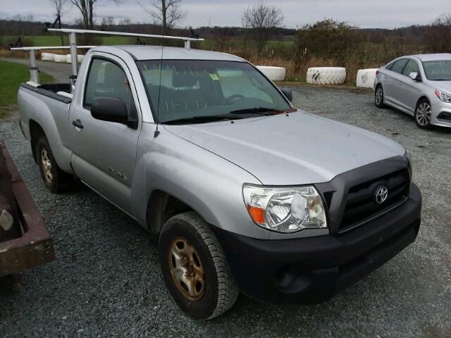 5TENX22N46Z236035 - 2006 TOYOTA TACOMA SILVER photo 1