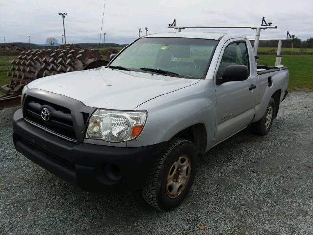 5TENX22N46Z236035 - 2006 TOYOTA TACOMA SILVER photo 2