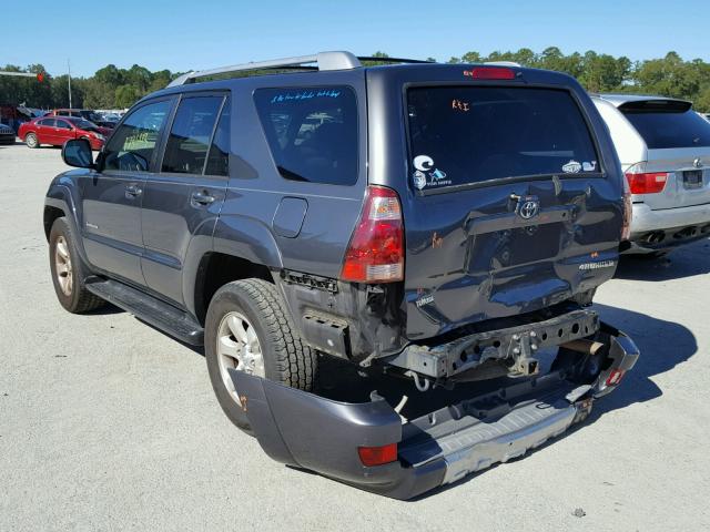 JTEZU14R058037659 - 2005 TOYOTA 4RUNNER SR GRAY photo 3