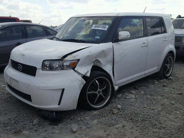 JTLKE50E081001873 - 2008 TOYOTA SCION XB თეთრი ფოტო 2