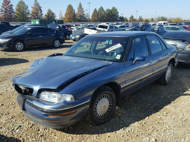 1G4HP52K7WH434643 - 1998 BUICK LESABRE CU BLUE photo 2