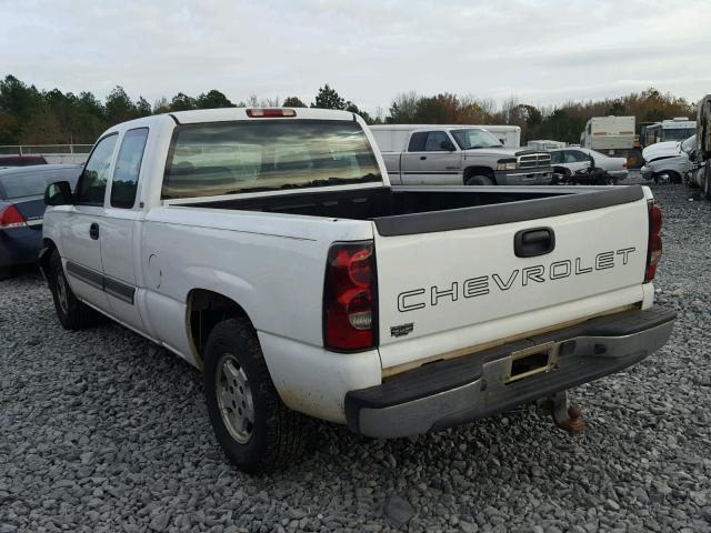 1GCEC19X64Z173574 - 2004 CHEVROLET SILVERADO WHITE photo 3