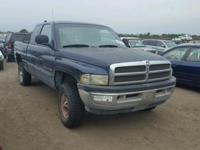 3B7HF12Y2YG118827 - 2000 DODGE RAM 1500 BLUE photo 1