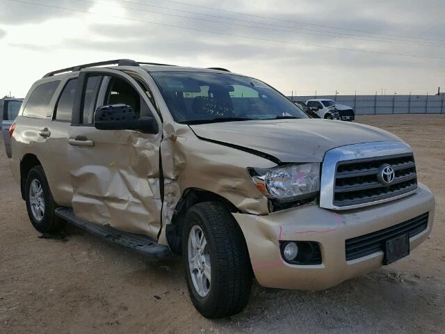 5TDZM5G10CS003747 - 2012 TOYOTA SEQUOIA SR GOLD photo 1