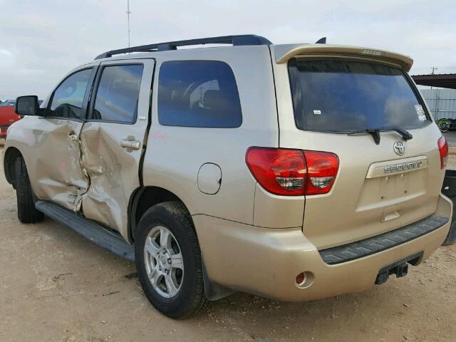 5TDZM5G10CS003747 - 2012 TOYOTA SEQUOIA SR GOLD photo 3