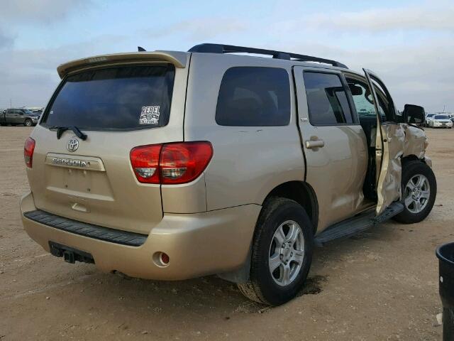 5TDZM5G10CS003747 - 2012 TOYOTA SEQUOIA SR GOLD photo 4