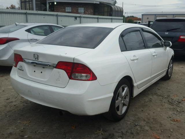 2HGFA16549H544057 - 2009 HONDA CIVIC LX WHITE photo 4