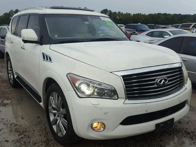 JN8AZ2NF3D9550124 - 2013 INFINITI QX56 WHITE photo 1