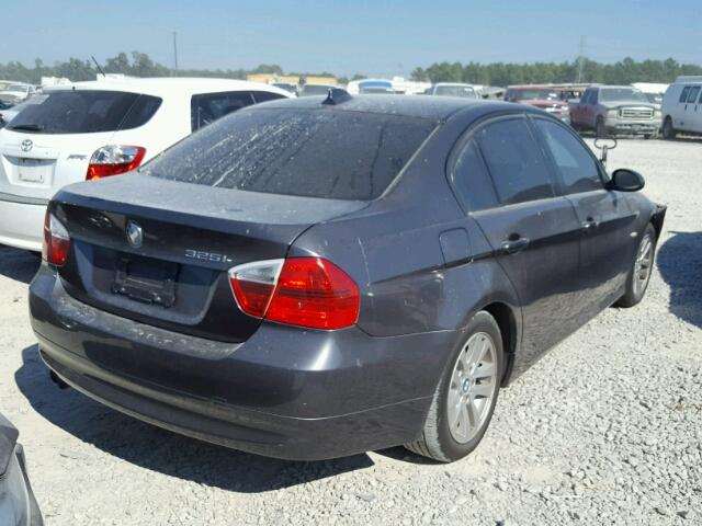 WBAVB13556KX67480 - 2006 BMW 325 I BLUE photo 4