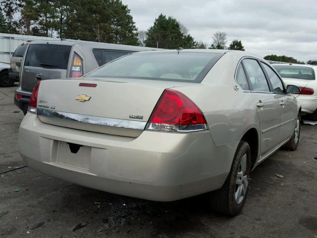 2G1WB58KX81287721 - 2008 CHEVROLET IMPALA LS TAN photo 4