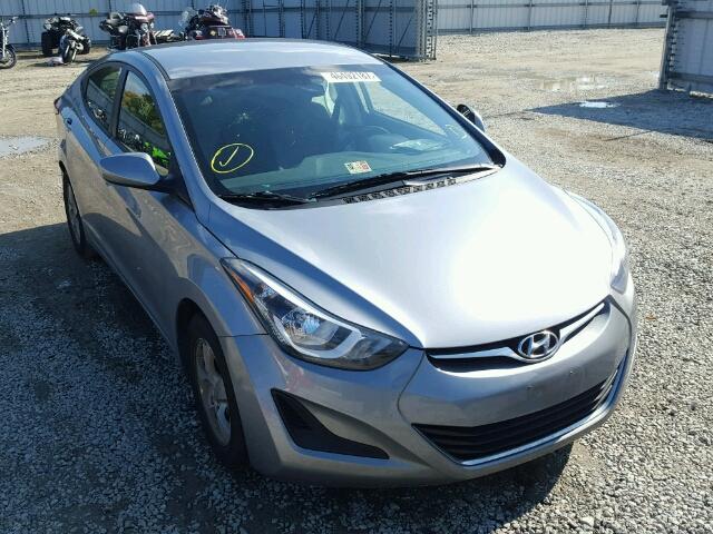 5NPDH4AE4FH651798 - 2015 HYUNDAI ELANTRA SE SILVER photo 1