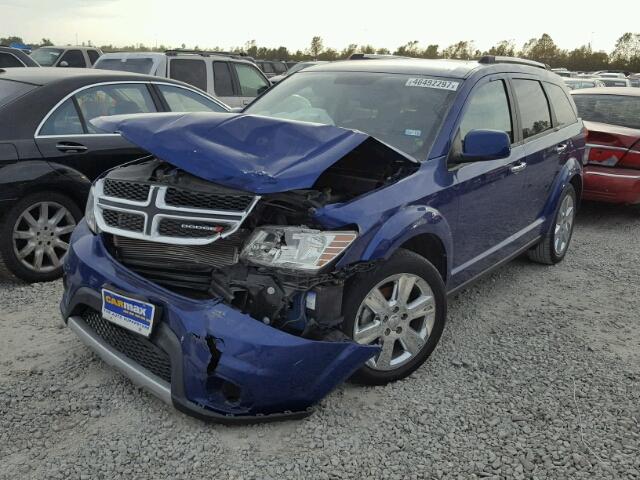 3C4PDDDG5CT297551 - 2012 DODGE JOURNEY CR BLUE photo 2