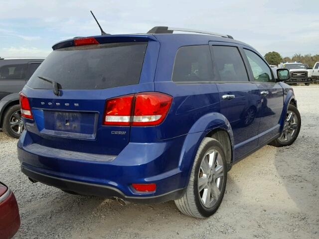 3C4PDDDG5CT297551 - 2012 DODGE JOURNEY CR BLUE photo 4