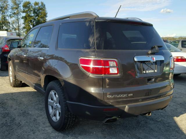 5GZEV23727J149296 - 2007 SATURN OUTLOOK XR ნაცრისფერი ფოტო 3