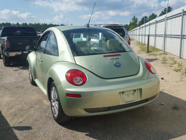 3VWPW31C59M517180 - 2009 VOLKSWAGEN NEW BEETLE 绿色 照片 3