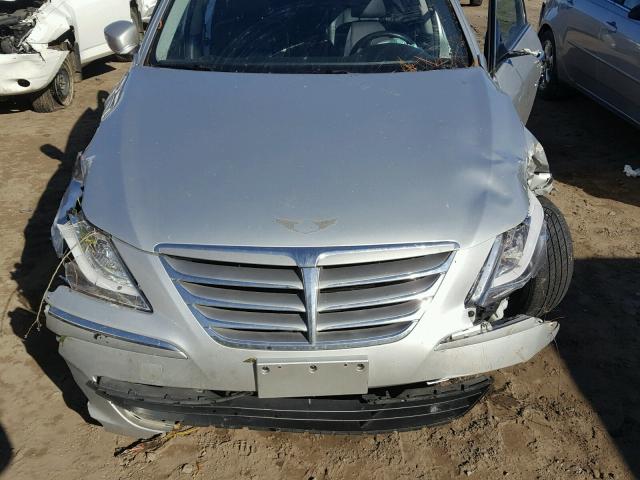 KMHGC4DD1DU244583 - 2013 HYUNDAI GENESIS 3. SILVER photo 7