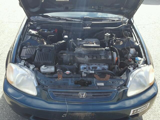 1HGEJ8242VL078160 - 1997 HONDA CIVIC BLUE photo 7