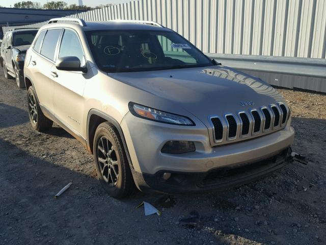 1C4PJMCB3EW184130 - 2014 JEEP CHEROKEE L GOLD photo 1