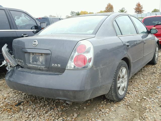 1N4AL11D86C132231 - 2006 NISSAN ALTIMA GRAY photo 4